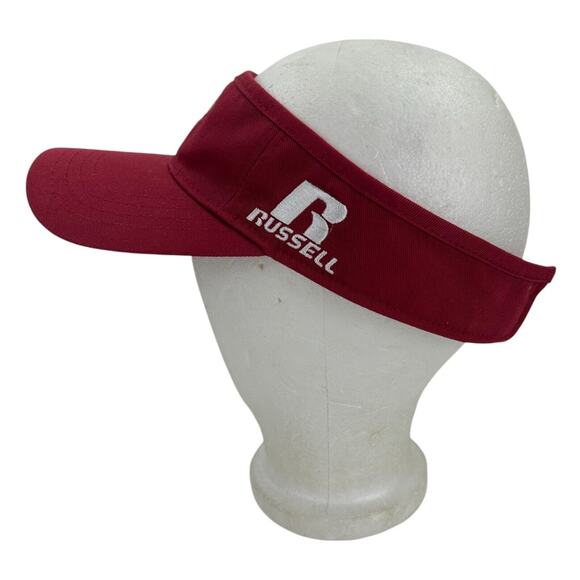 Washington State Cougars WSA Cougars Russell Athletics Hook and Loop Visor Red - Picture 4 of 10